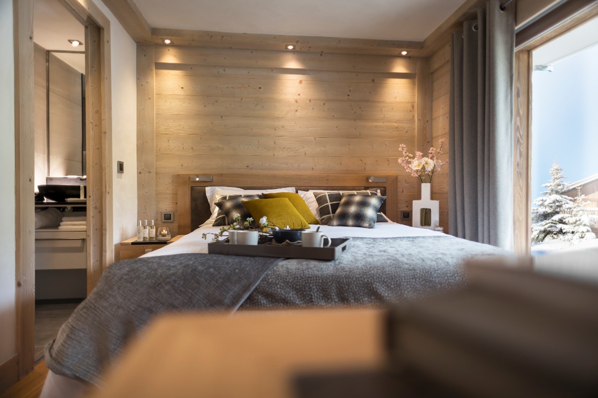 Le Roc des Tours, Grand Bornand (self catered apartments) ©MGM-studio Bergoen - Double Bedroom
