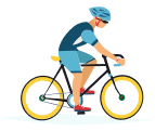 cyclist icon