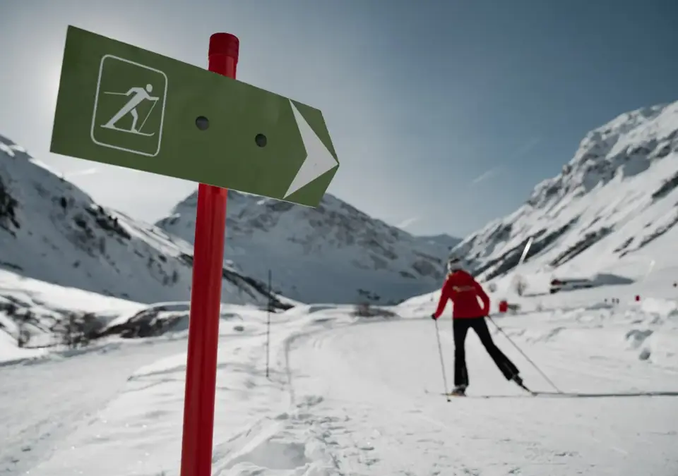 Val d'Isere nordic skiing Great Manchet loop.webp