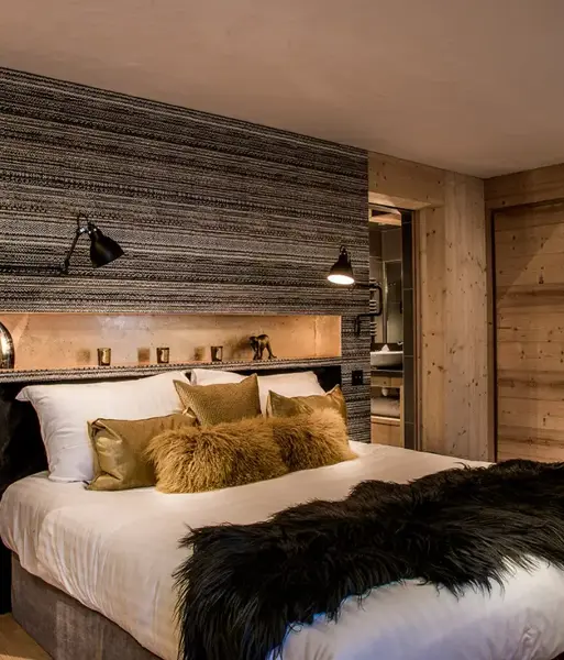 Chalet Le Coeur, La Clusaz (self catered chalet) - Double bedroom (©fred durantet)