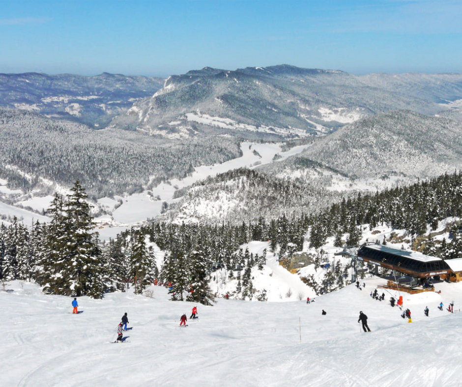 Villards de Lans skiing Isere