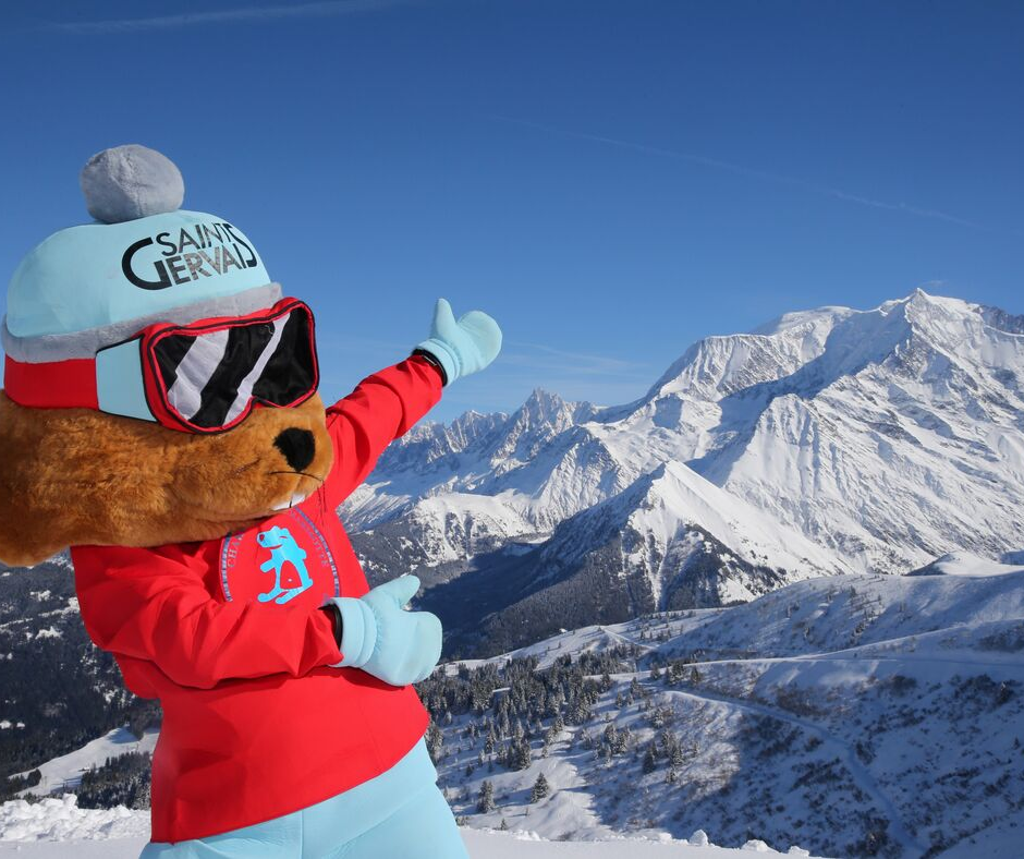 Saint Gervais Charlotte mascot Mont Blanc