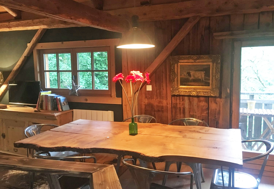 Chalet Percy, St Gervais (self catered chalet) - Open plan kitchen/diner