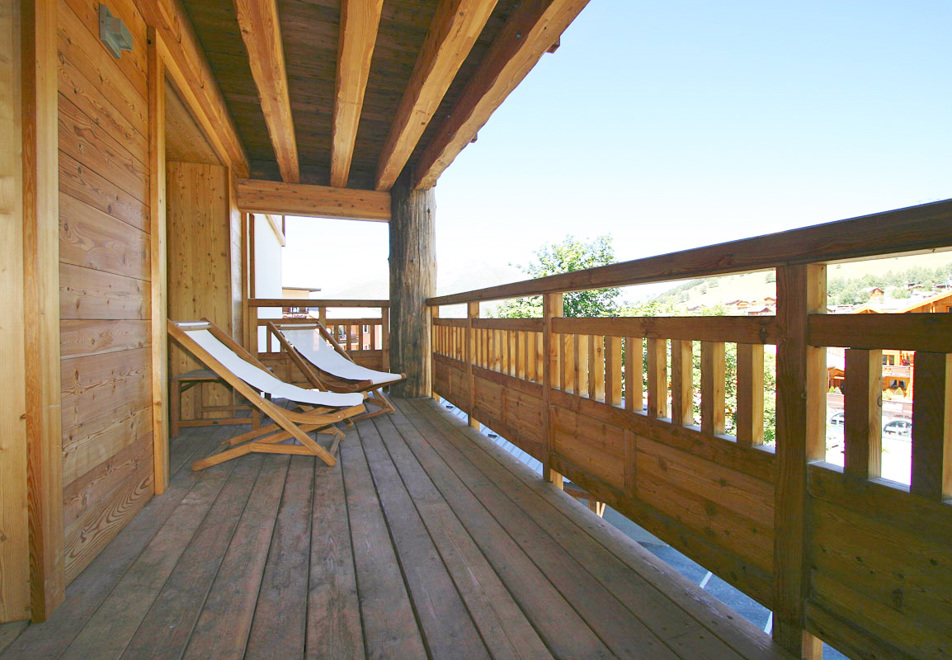 Alba, Les 2 Alpes (self catered apartments) - Balcony