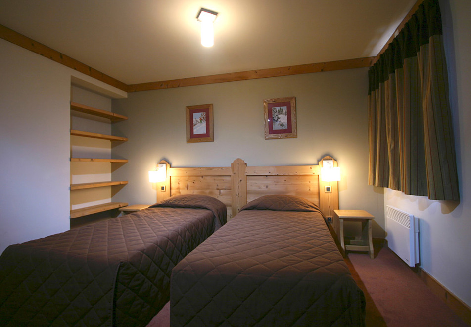 Alba, Les 2 Alpes (self catered apartments) - Twin bedroom