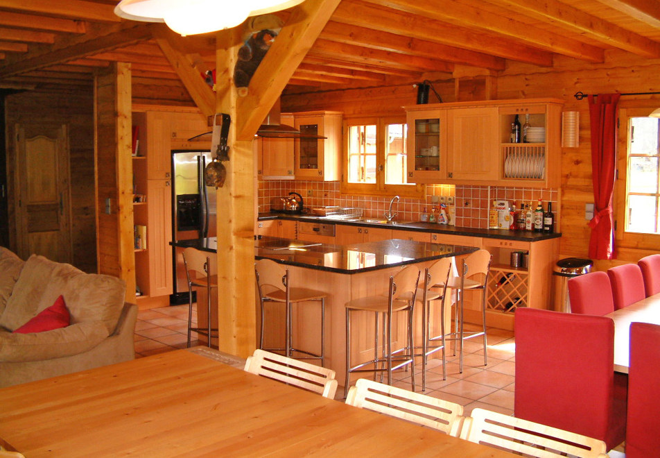 Les Marmottes, Morillon (self catered apartments) - Kitchen/Diner