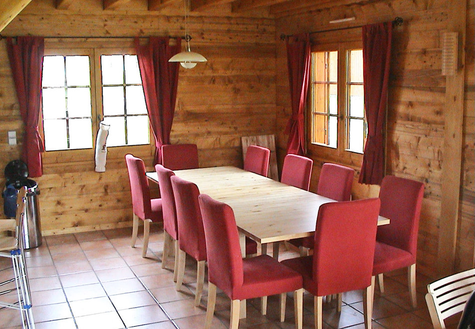 Les Marmottes, Morillon (self catered apartments) - Diner
