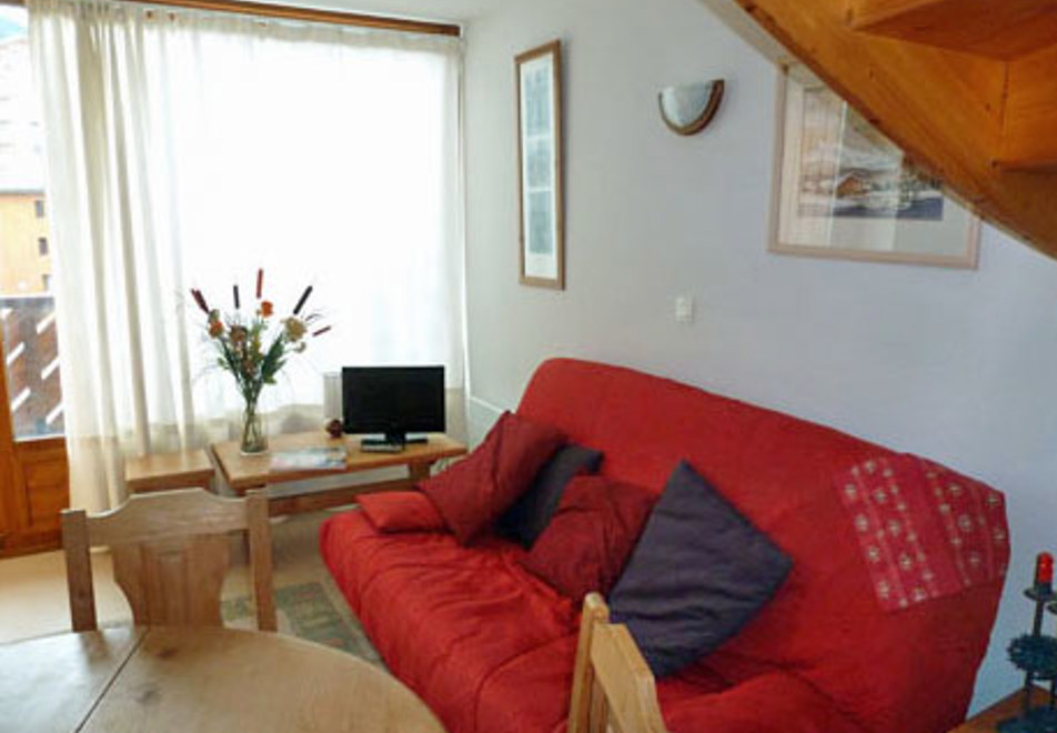 Les Gelinottes, Morillon (self catered apartments) Living room
