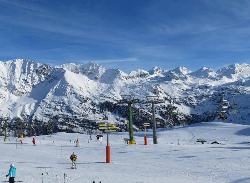 La Rosiere resort ski area