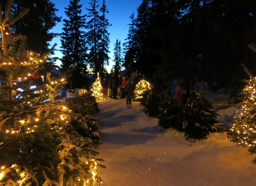 La Rosiere Christmas winter wonderland