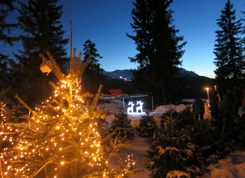 La Rosiere Christmas in resort