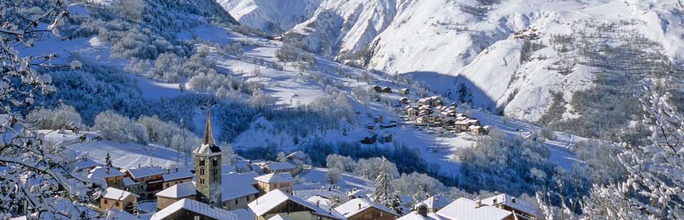 A view of St Martin de Belleville resort