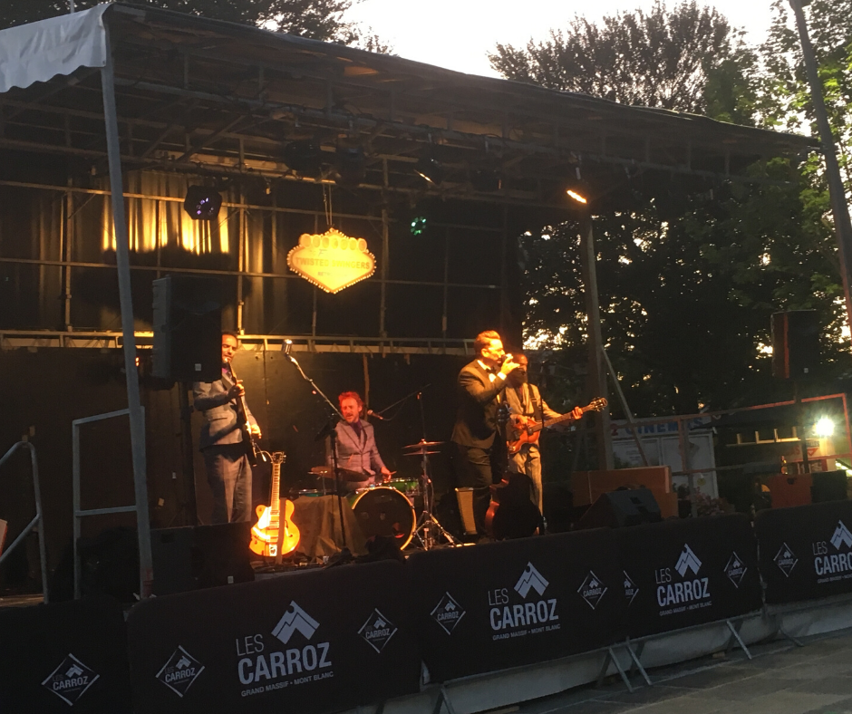 Live music concert Les Carroz summer activities