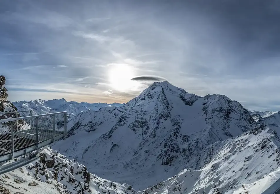 Les Arcs Ski Resort - Aiguille Rouge view point