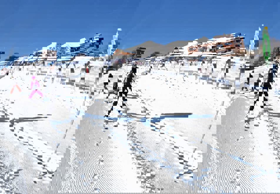 La Toussuire Ski Resort (©F.Bompart agence Zoom) - Beginners area (Alpaga is on the left at top)
