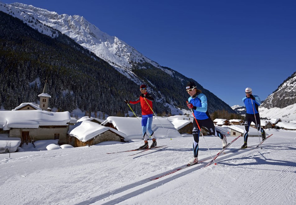 Champagny Ski Resort - Cross country skiing (classic) (©PRoyer)