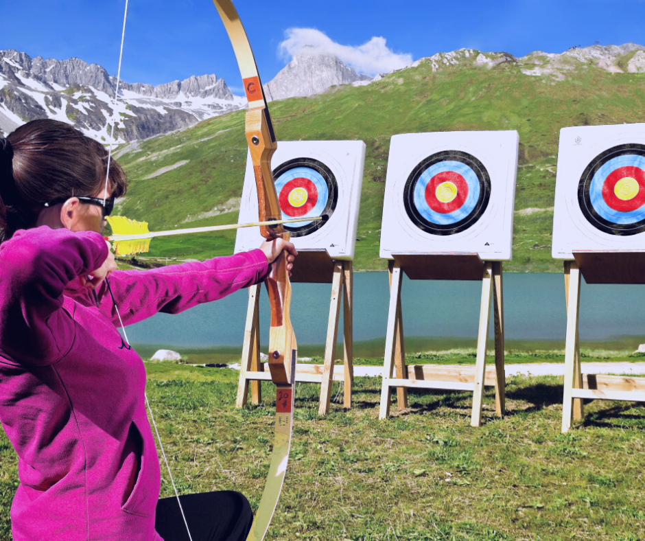 Archery in Tignes summer activities French Alps