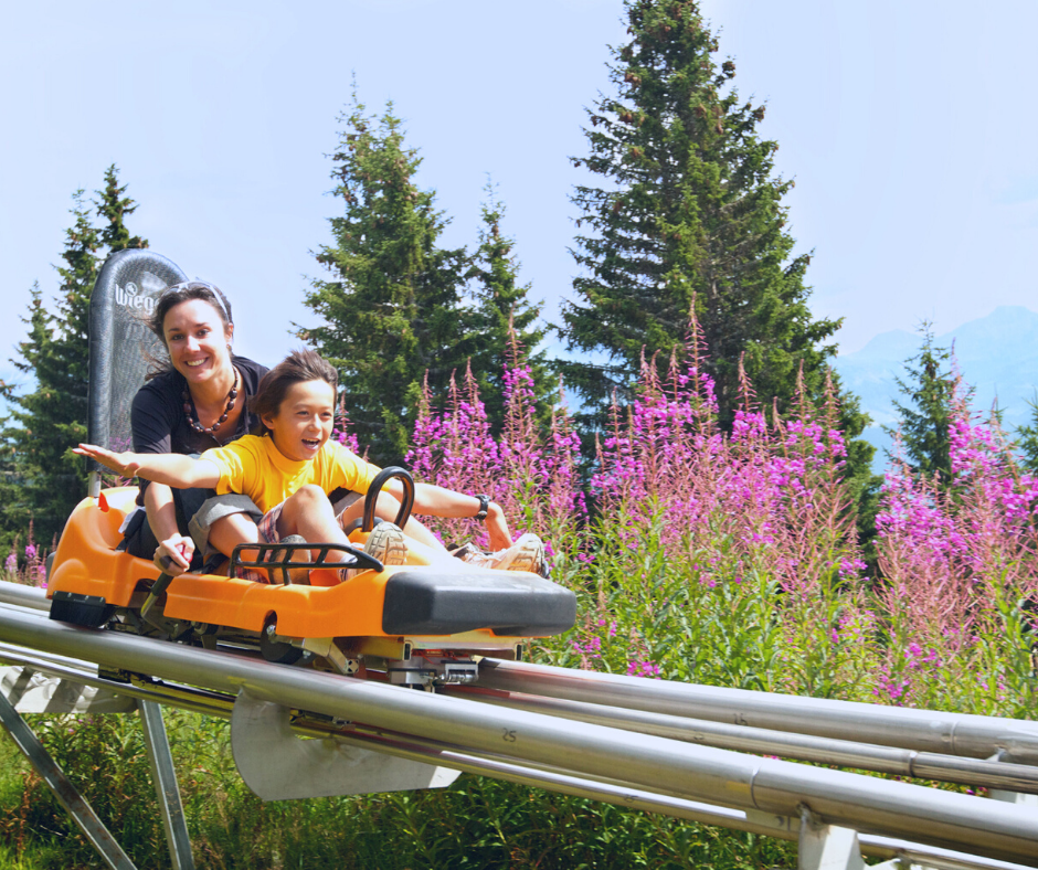 Mountain Coaster in Les Saisies summer resort