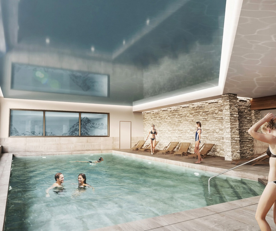 Wellness facilities at L'Alpaga accommodation in La Toussuire