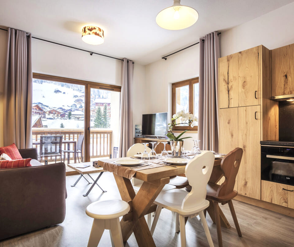Self-catered apartments at La Cle des Cimes
