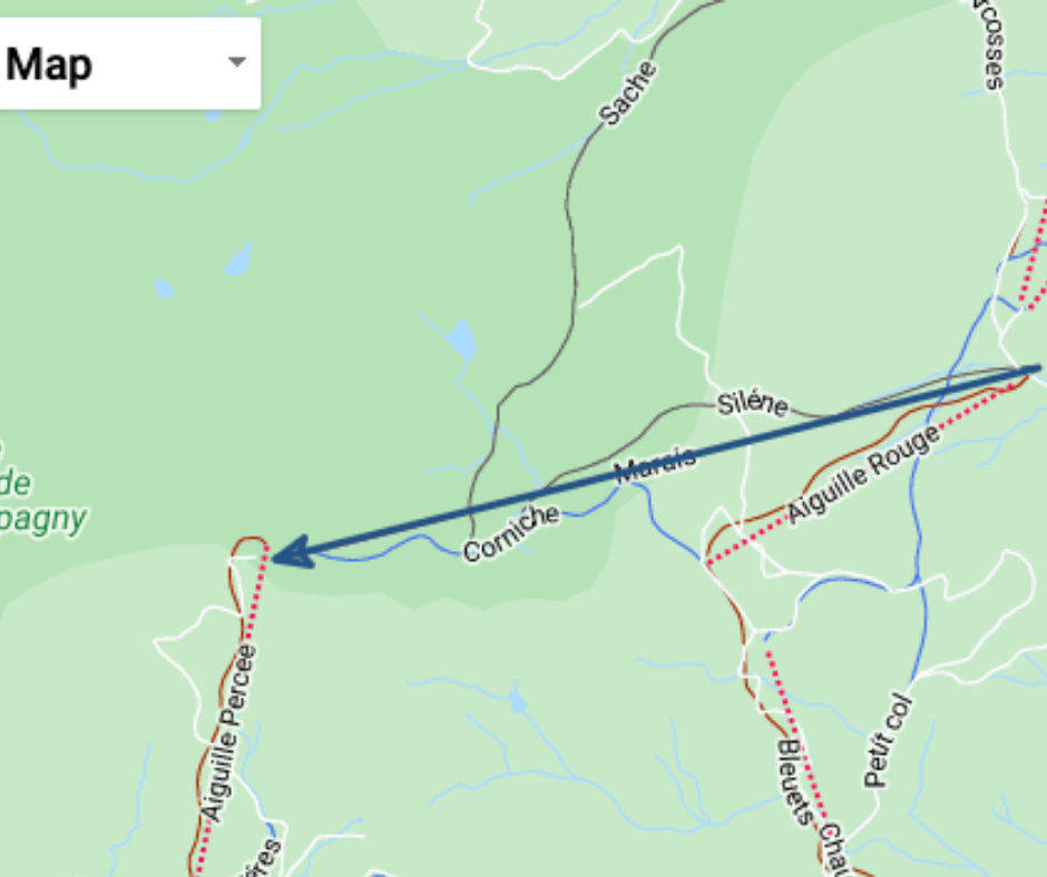 Marais Chairlift Map, Planetski (2)