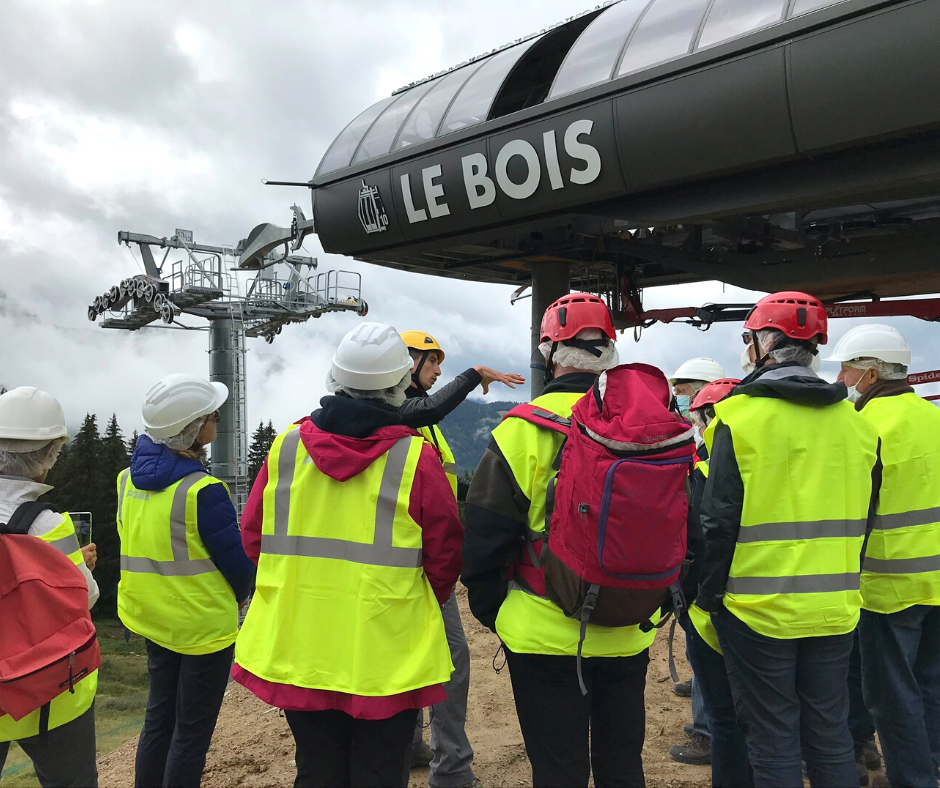 Areches Beaufort new gondola lift, Le Bois