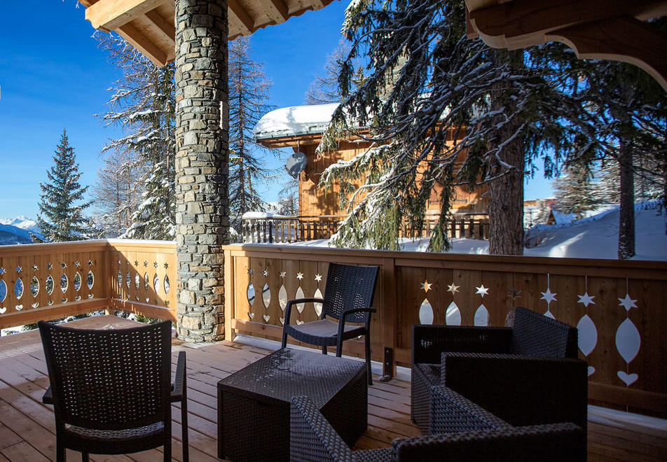 Angelonia, La Rosiere (Catered chalet) - Terrace