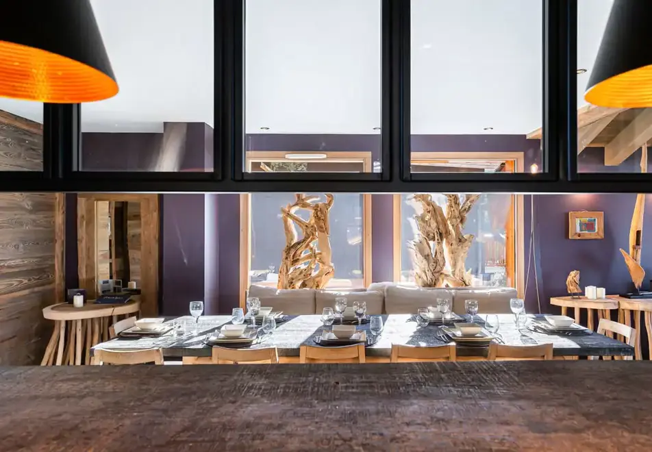 Le Chalet Martine, St Martin de Belleville (catered chalet) - Dining area