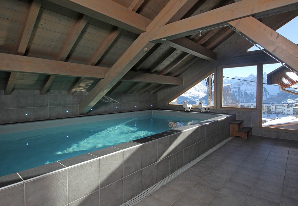 Chalet Garden, La Toussuire (self catered chalet) - Indoor pool