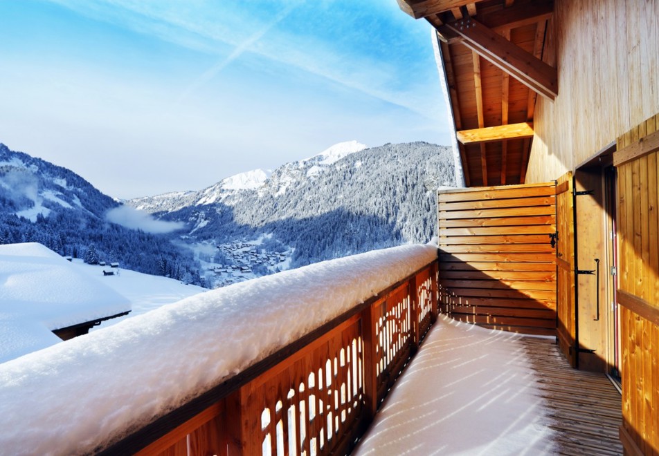 Grand Ermitage, Chatel (self catered apartments) - View from balcony