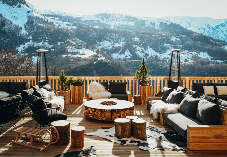 Lodji Hotel, St Martin de Belleville (hotel) - Outdoor terrace