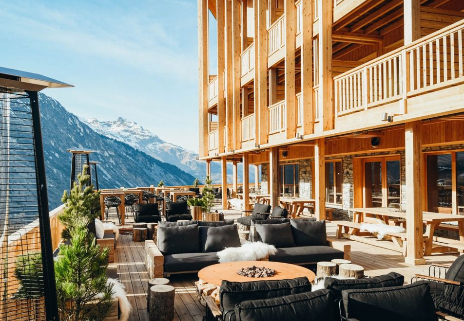 Lodji Hotel, St Martin de Belleville (hotel) - Outdoor terrace