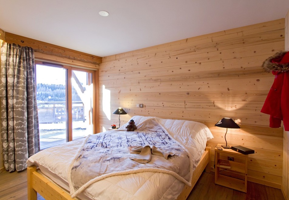 Husky, Les Deux Alpes (self catered chalet) - Double bedroom