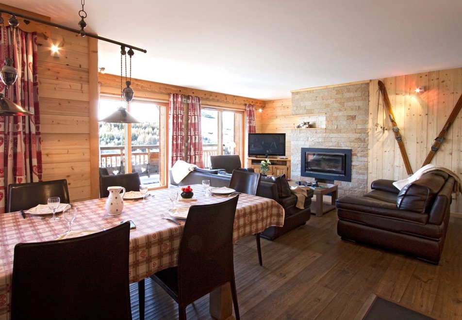 Husky, Les Deux Alpes (self catered chalet) - Lounge/diner