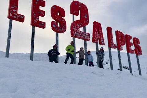 Les Deux Alpes resort sign