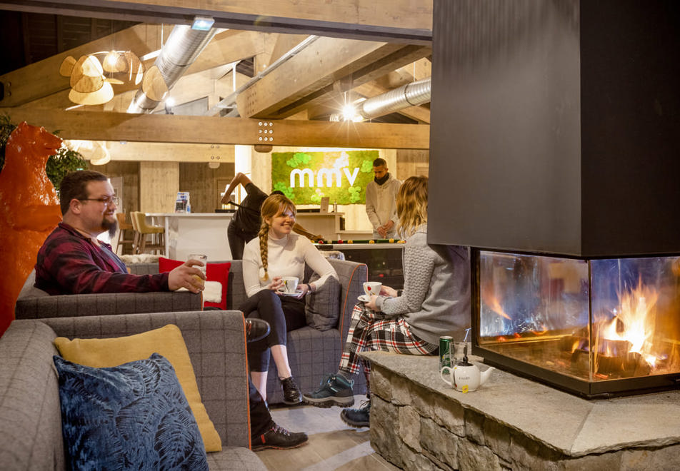 Les Clarines, Les Deux Alpes (self catered apartments) (©Manureyboz) - Reception lounge
