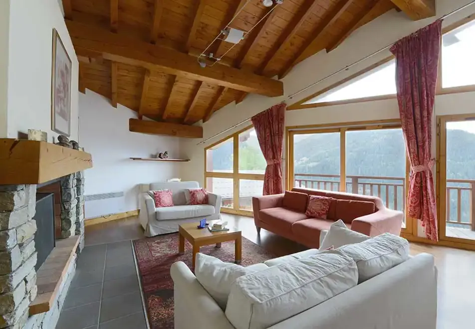 Les Chalets des Deux Domaines, Peisey Vallandry (self catered chalets) - Lounge area