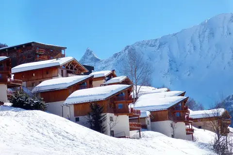 Les Chalets des Deux Domaines, Peisey Vallandry (self catered chalets) - Views across valley