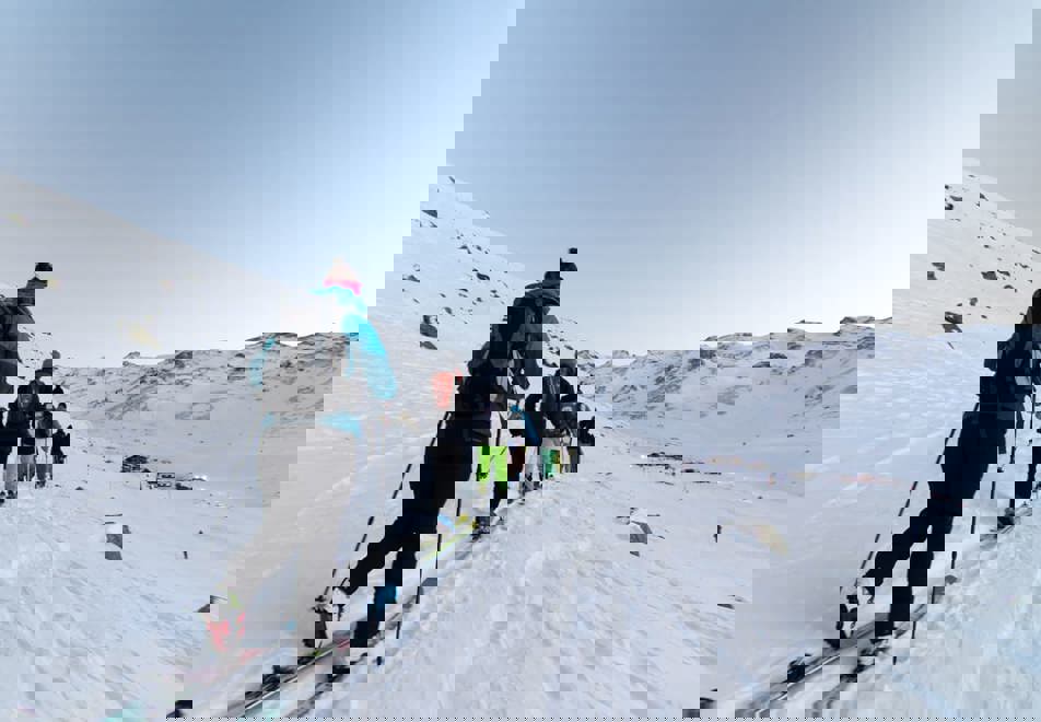 Val Thorens ski resort, 3 Valleys (France) - Ski touring