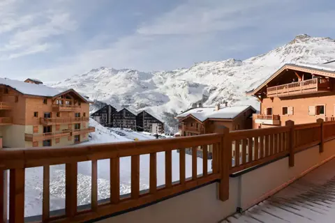 Les Clarines, Les Menuires (self catered apartments) - Balcony Views