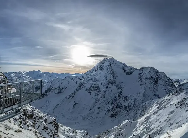 Les Arcs Ski Resort - Aiguille Rouge view point