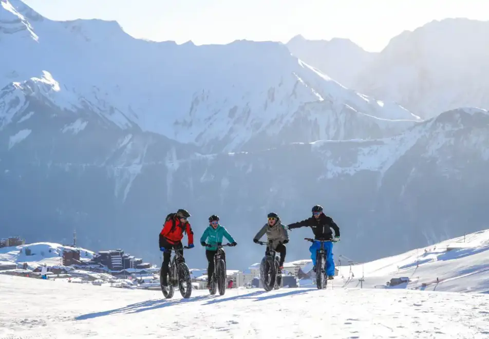 Alpe d'Huez Ski Resort (©Cyrille-Quintard) - Fat bike