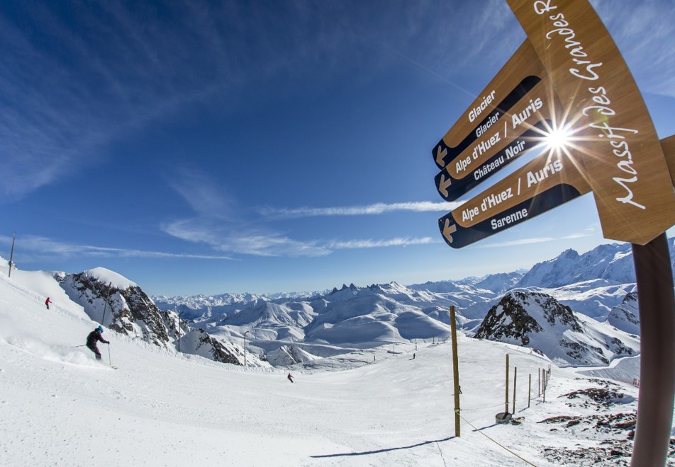 Alpe D'huez Ski Resort Piste Sarenne