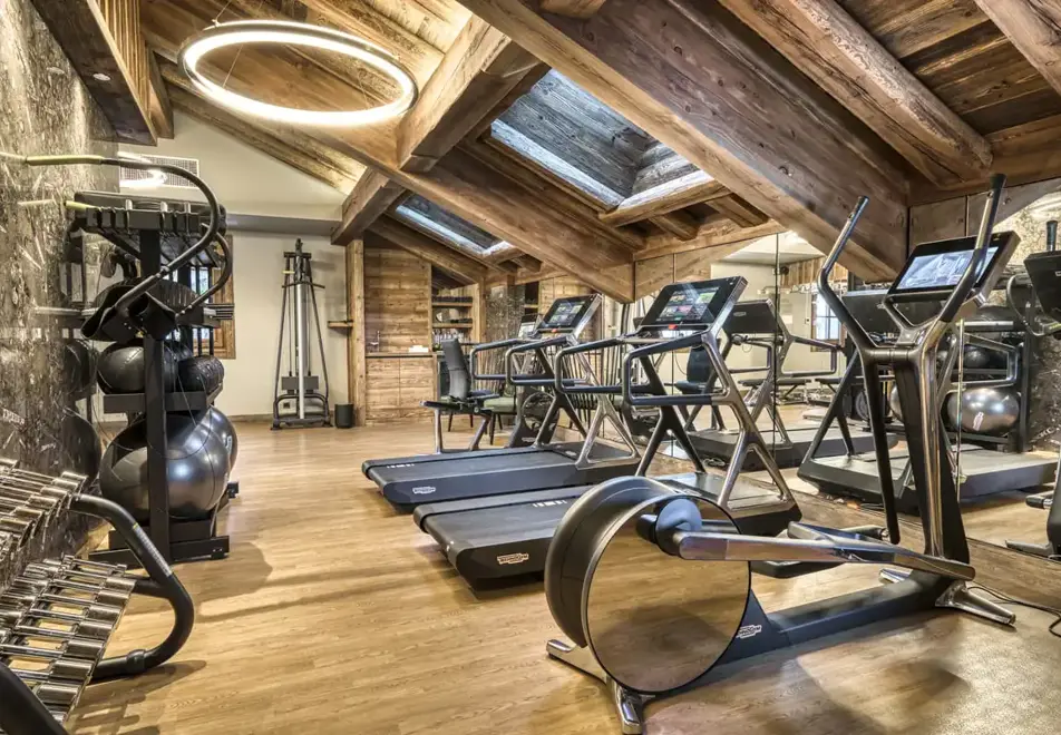 Hotel Armancette, St Nicolas de Veroce (hotel) - Fitness room (©Boris Molinier)