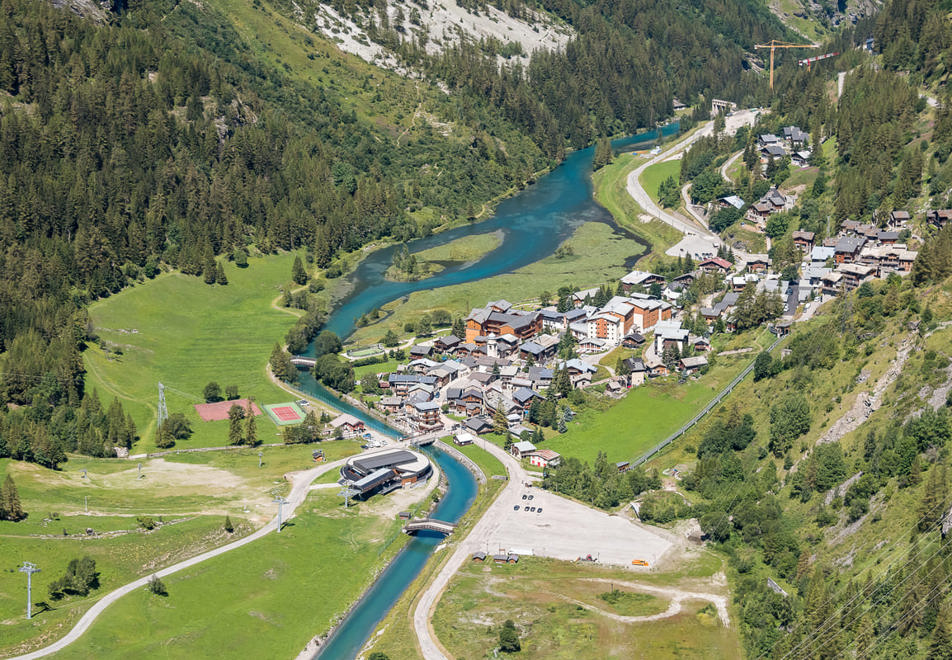 Tignes in Summer - Tignes les Brevieres village (©Andy Parant)