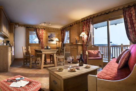 Granges du Soleil, La Plagne (self catered apartments) - Living area