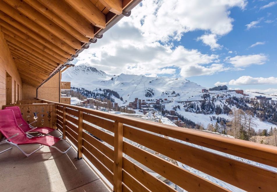 Sun Valley, La Plagne (Self catered apartment) - Balcony View