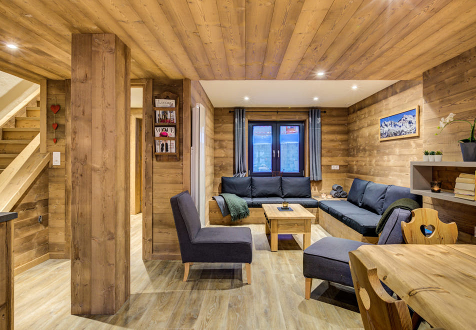 Chalets Miner 1, Plagne 1800 (self catered chalet) - Living area