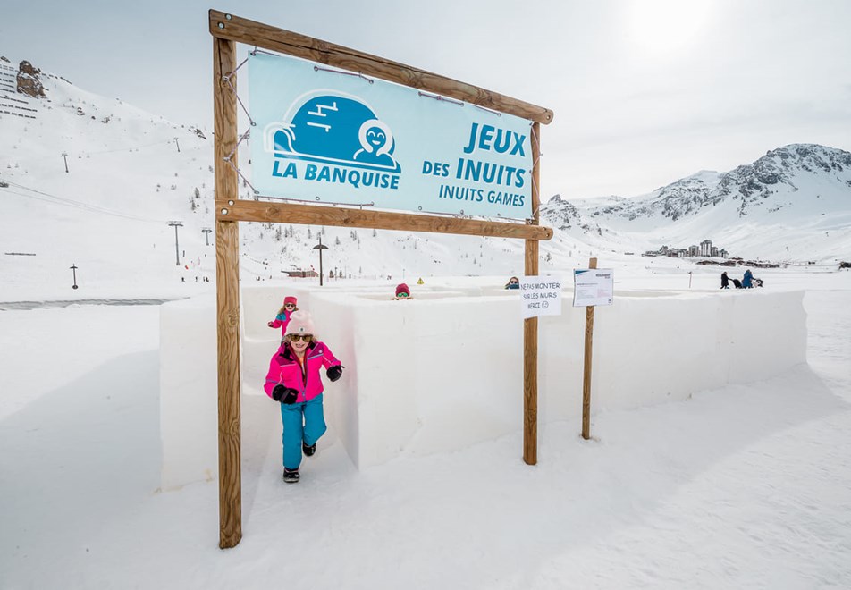 Tignes in Winter - Jeux des Inuits Tignes le Lac (©AndyParant)