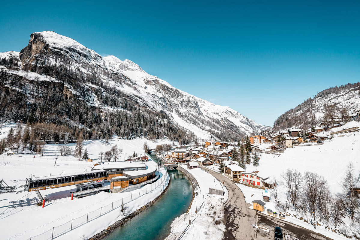 Tignes les Brevieres in Winter (©AndyParant)